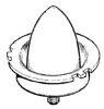 51A-3020 Front Axle Bumper 1946-48