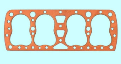40-6051 Engine Head Gasket 21-Stud Copper 1932-38