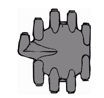 21A-12106 Crab Distributor Cap 1942-48