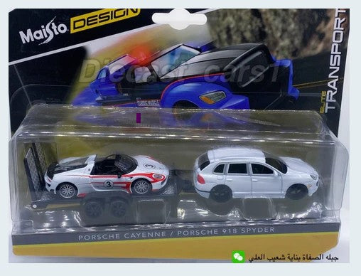 1:64 2018 Porsche Cayenne with Porsche 918 Spyder