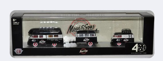 1:64 1960 VW Delivery Van & 1959 VW Double Cab Truck USA Model