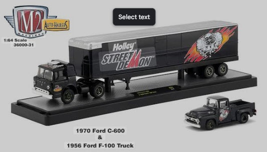 1:64  1970 Ford C-600 & 1956 Ford F-100 Truck