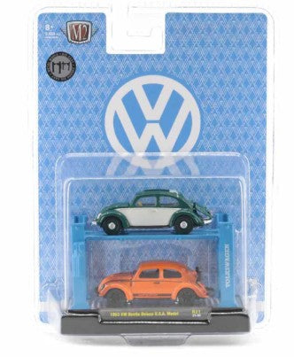 1:64 1953 VW Beetle Deluxe USA Die Cast Model