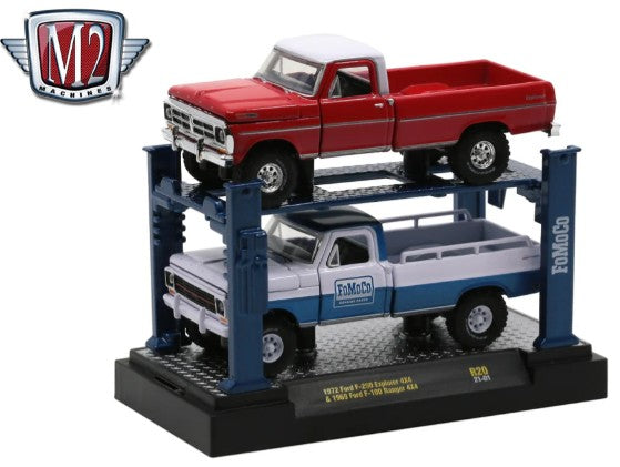 1:64 1972 Ford F-250 Explorer 4x4 & 1969 Ford F-100 Ranger 4x4