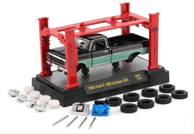 1:64 1969 Ford F-100 Custom 4x4 Model Kit