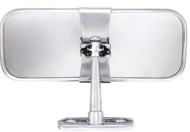Interior Rear View Mirror 2.5" x 6" Cobra Style