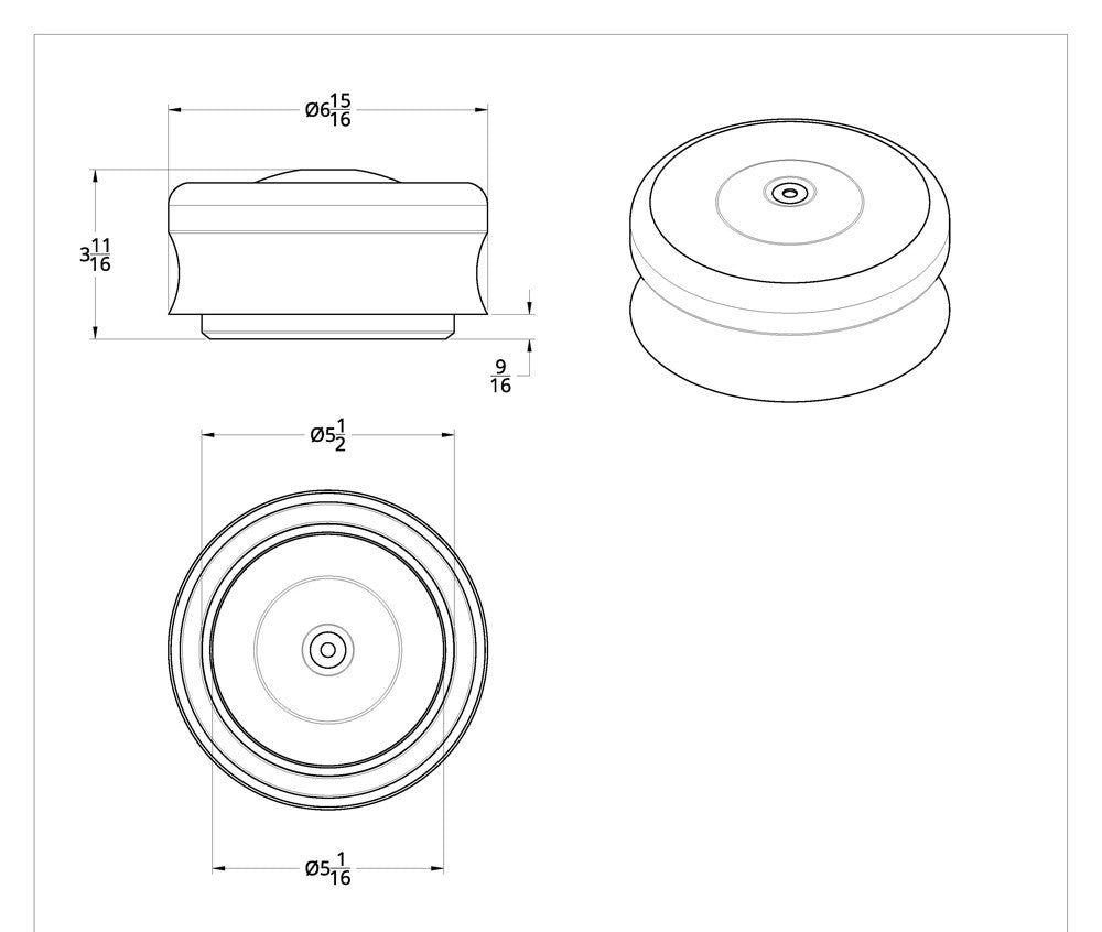S1103 Air Cleaner Chrome Dome Style