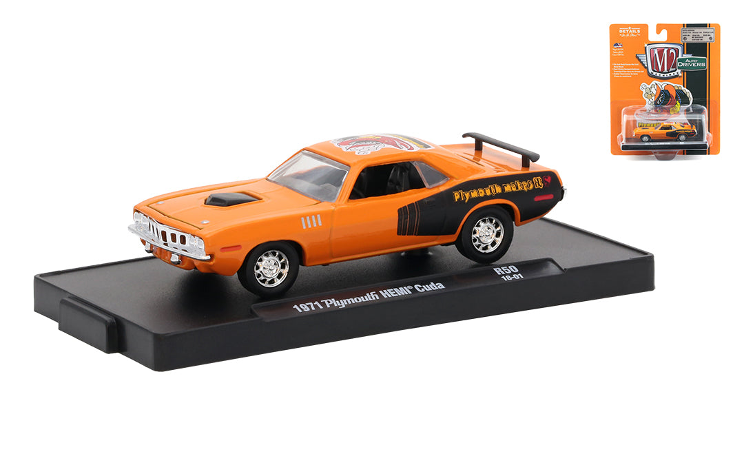 Release 50 - 1971 Plymouth HEMI Cuda Die Cast Model