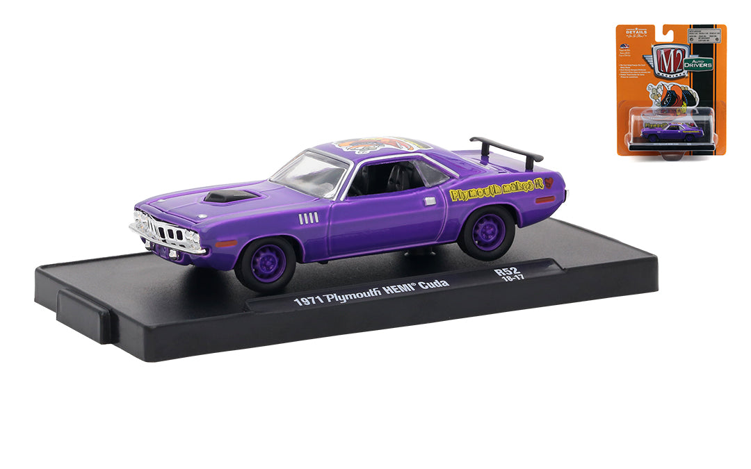 Release 52 - 1971 Plymouth HEMI Cuda Die Cast Model