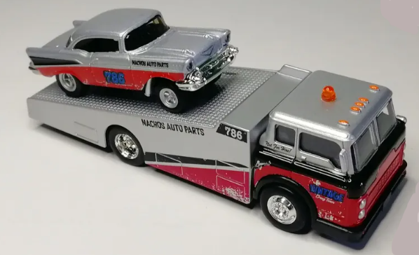 1:64 Ramp Truck with 1957 Chevrolet Bel Air Gasser