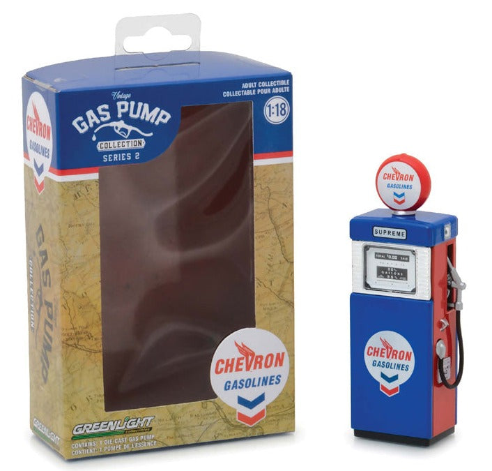 1:18 Chevron 1951 Wayne 505 Vintage Gas Pump