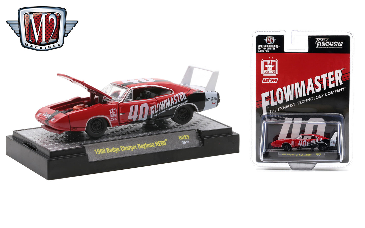 1:64 1969 Dodge Charger Daytona HEMI