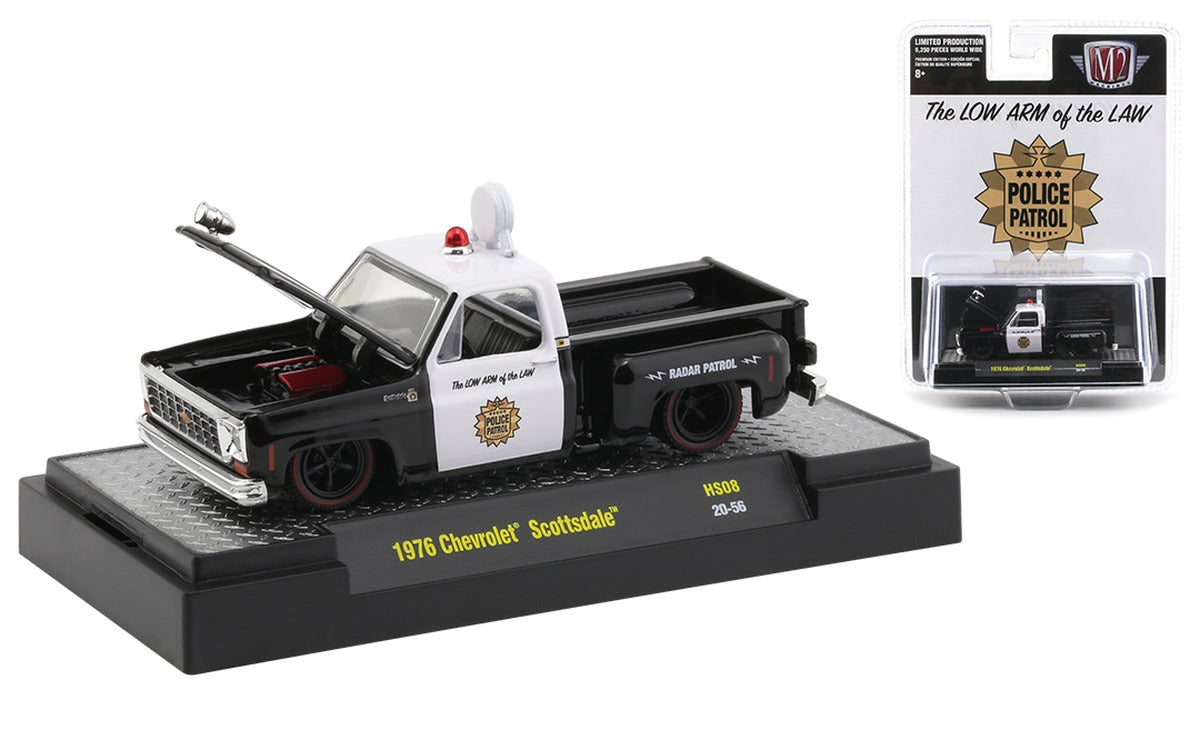 Release HS08- 1976 Chev Scottsdale Police Truck Die Cast Model