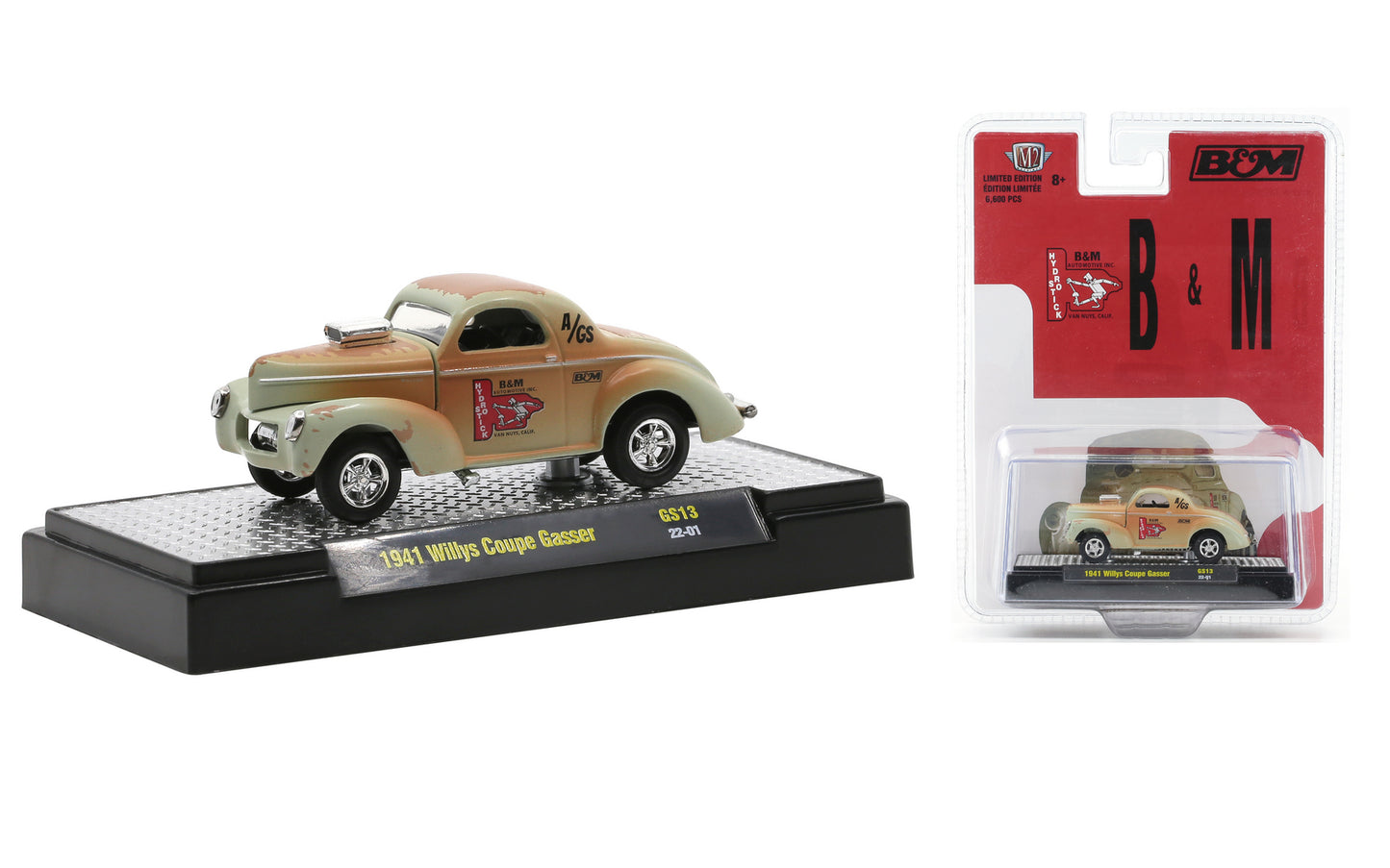 1:64 1941 Willys Coupe Gasser