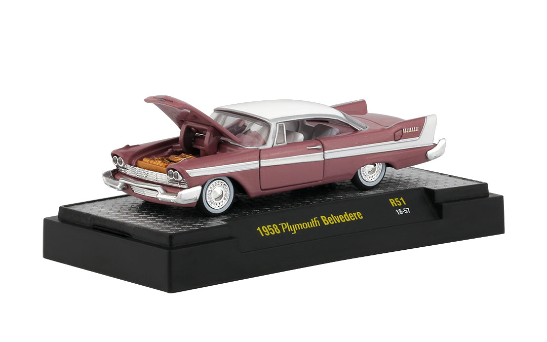Release 51 - 1958 Plymouth Belvedere Die Cast Model