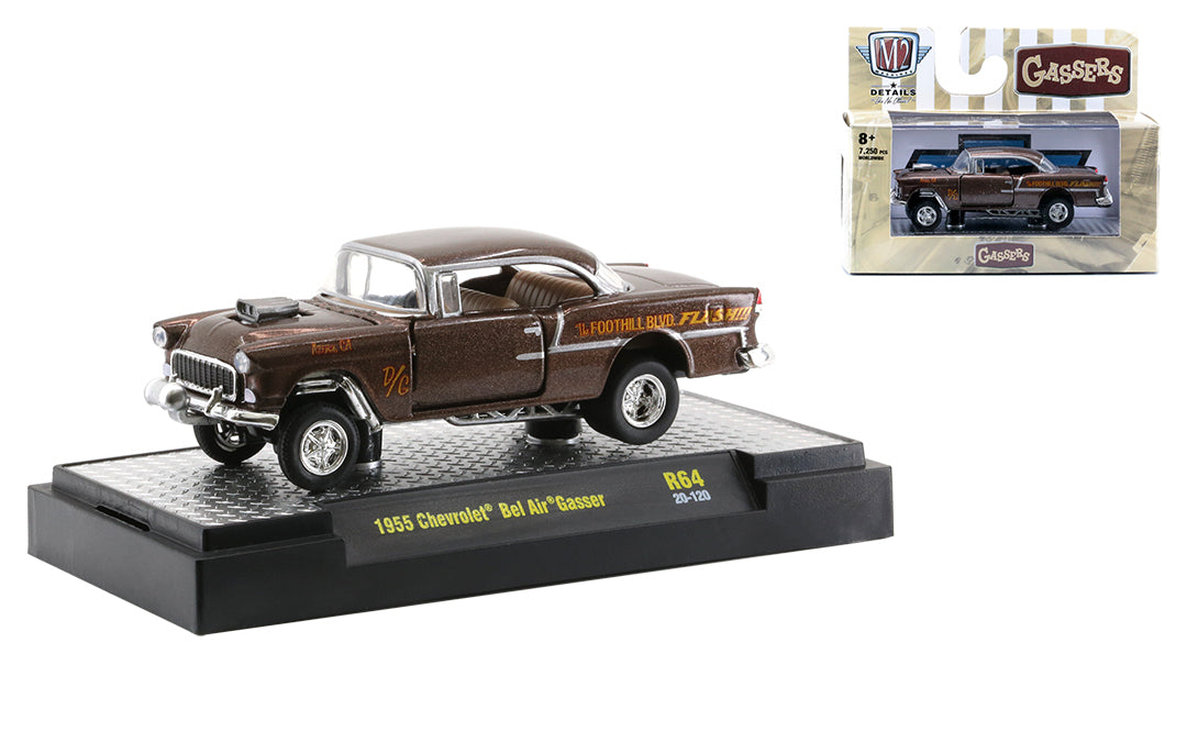 Release 64 - 1955 Chevrolet Bel Air Gasser Die Cast Model