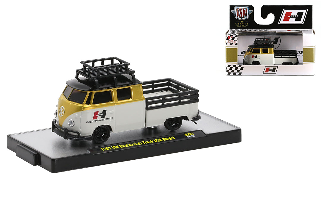 Release 65 - 1961 VW Double Cab Truck USA Model Die Cast Model