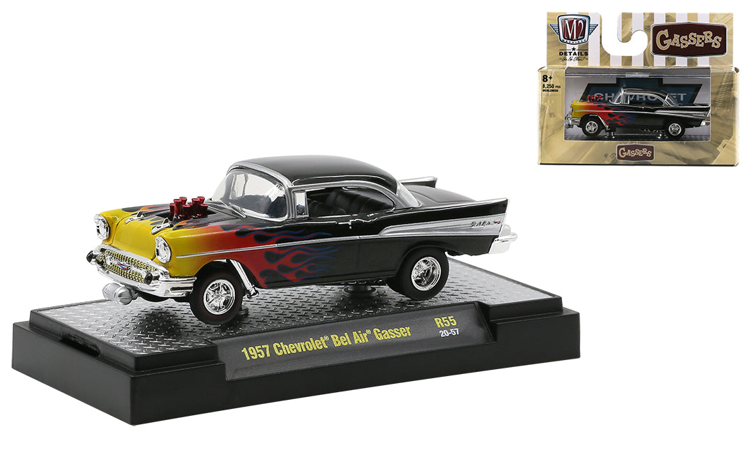 Release 55 - 1957 Chevrolet Bel Air Gasser Die Cast Model