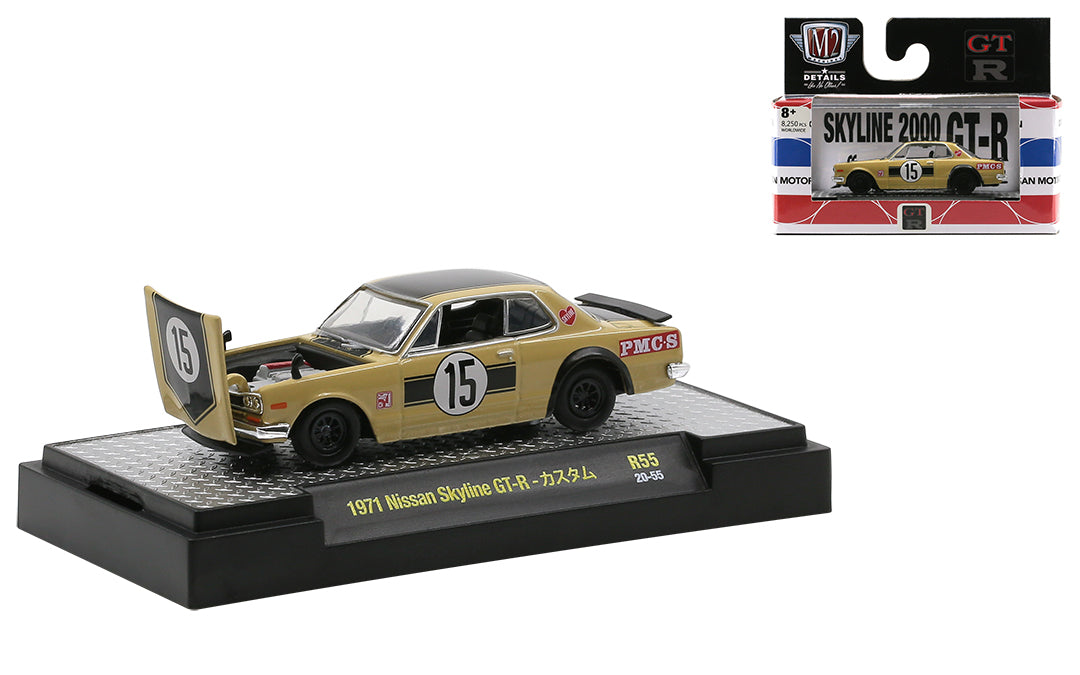 Release 55 - 1971 Nissan Skyline GT-R Die Cast Model