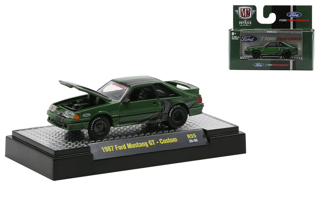 Release 55 - 1987 Ford Mustang GT Custom Die Cast Model