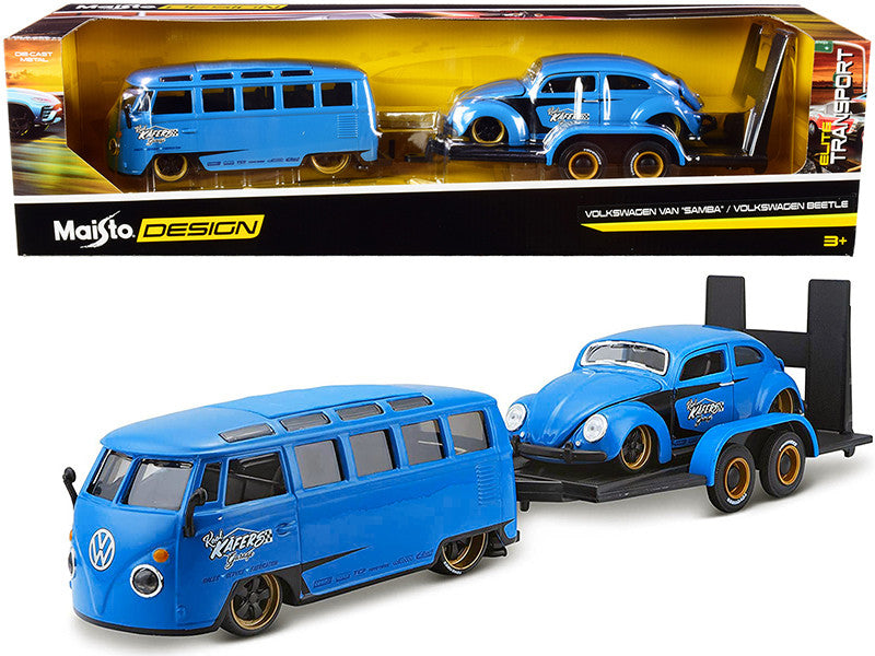 1:24 Volkswagen Van Samba & Volkswagen Beetle