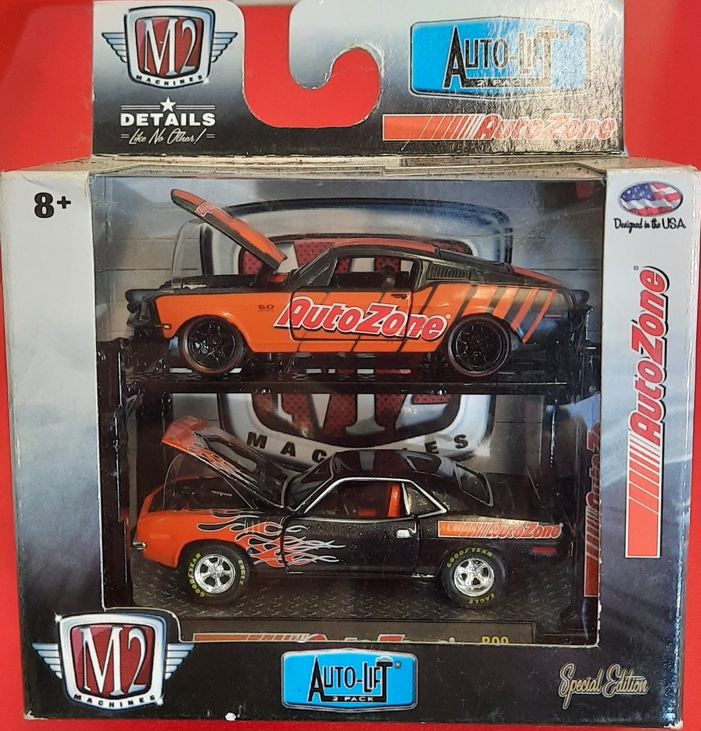 1:64 AutoZone 1968 Mustang & 1971 HEMI Cuda