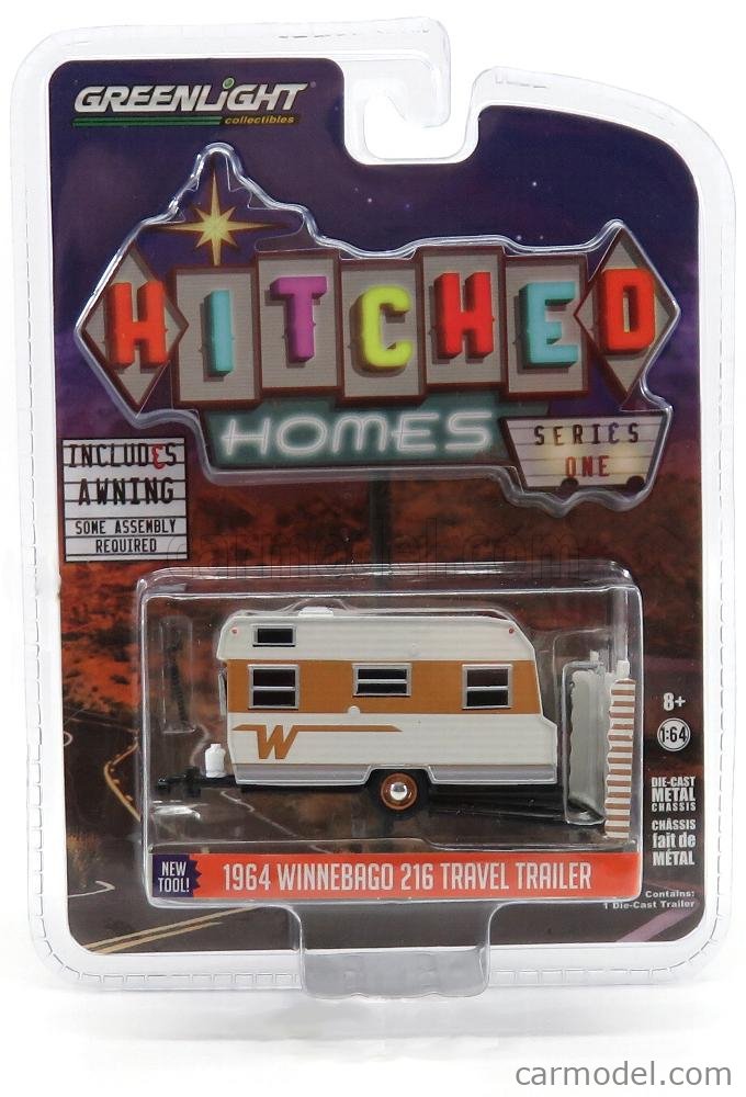 1:64 1964 Winnebago 216 Travel Trailer