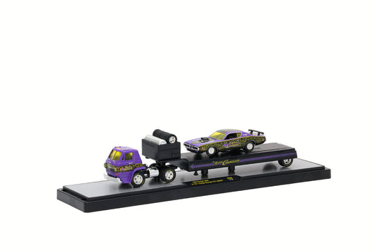 1:64  1969 Dodge L600 & 1971 Dodge Charger R/R HEMI