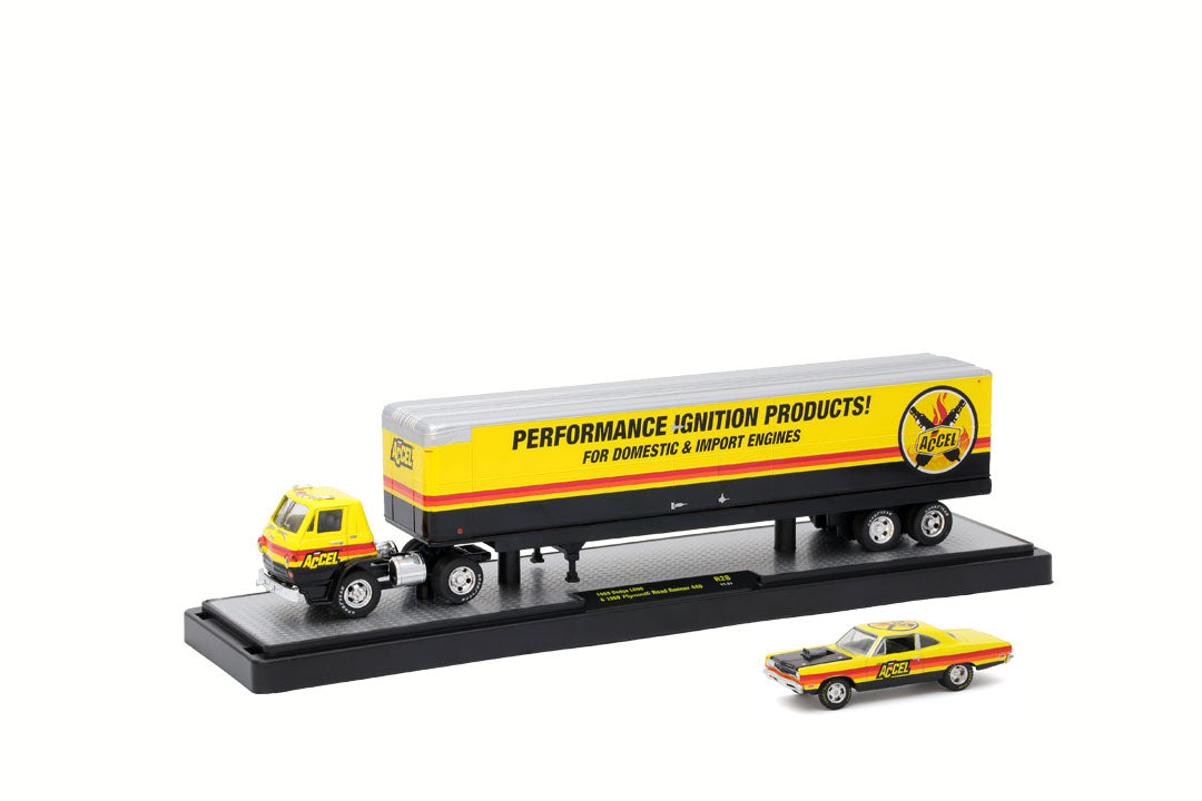 1:64 1969 Dodge L600 & 1969 Plymouth Road Runner 440