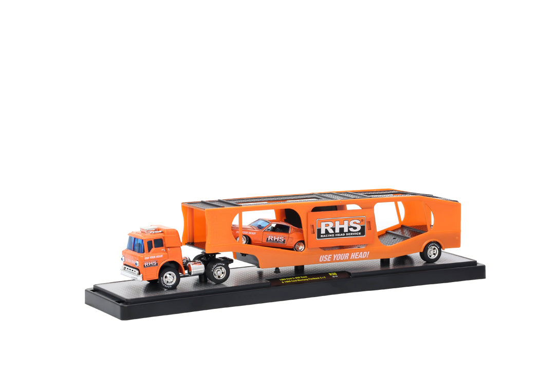 1:64 1964 Ford C-950 Truck & 1968 Ford Mustang Fastback 2+2