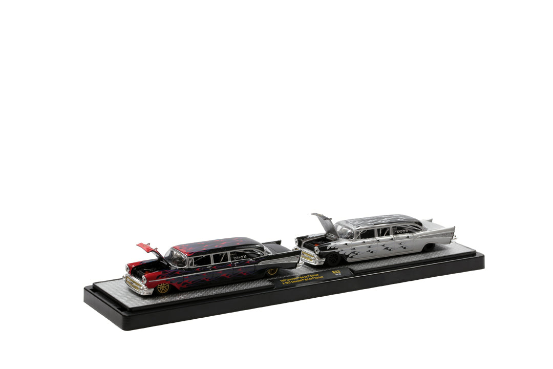 1:64 1957 Chevrolet Bel Air Custom & 1957 Chevrolet Bel Air Custom