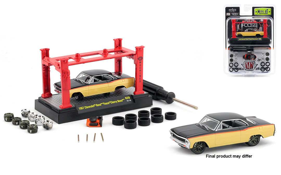 1:64 1967 Chevrolet Nova Foose Cherry Nova Model Kit