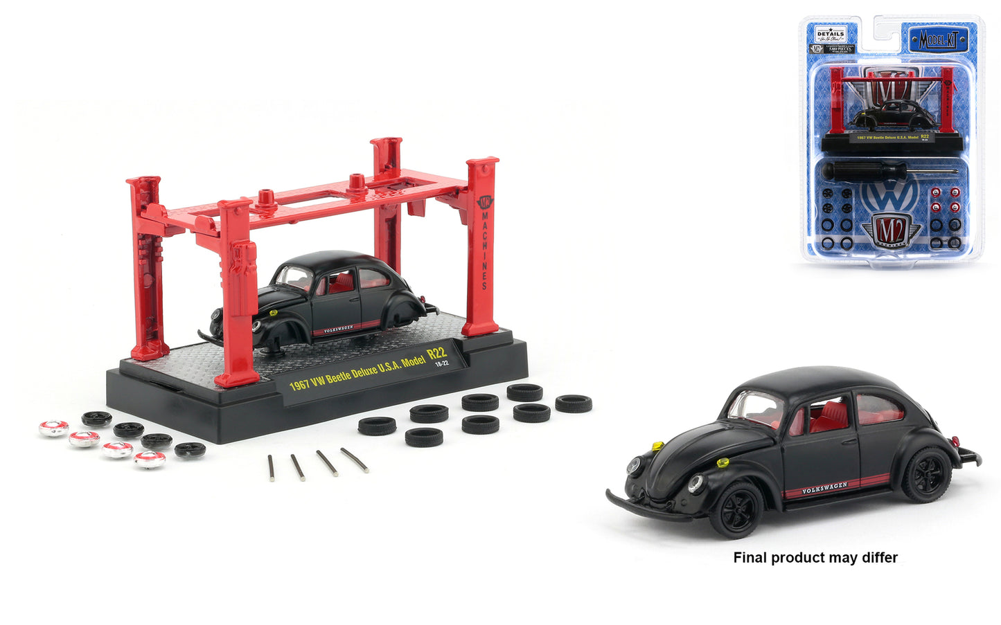 1:64 M2 Model Kits R22 - Set of 4
