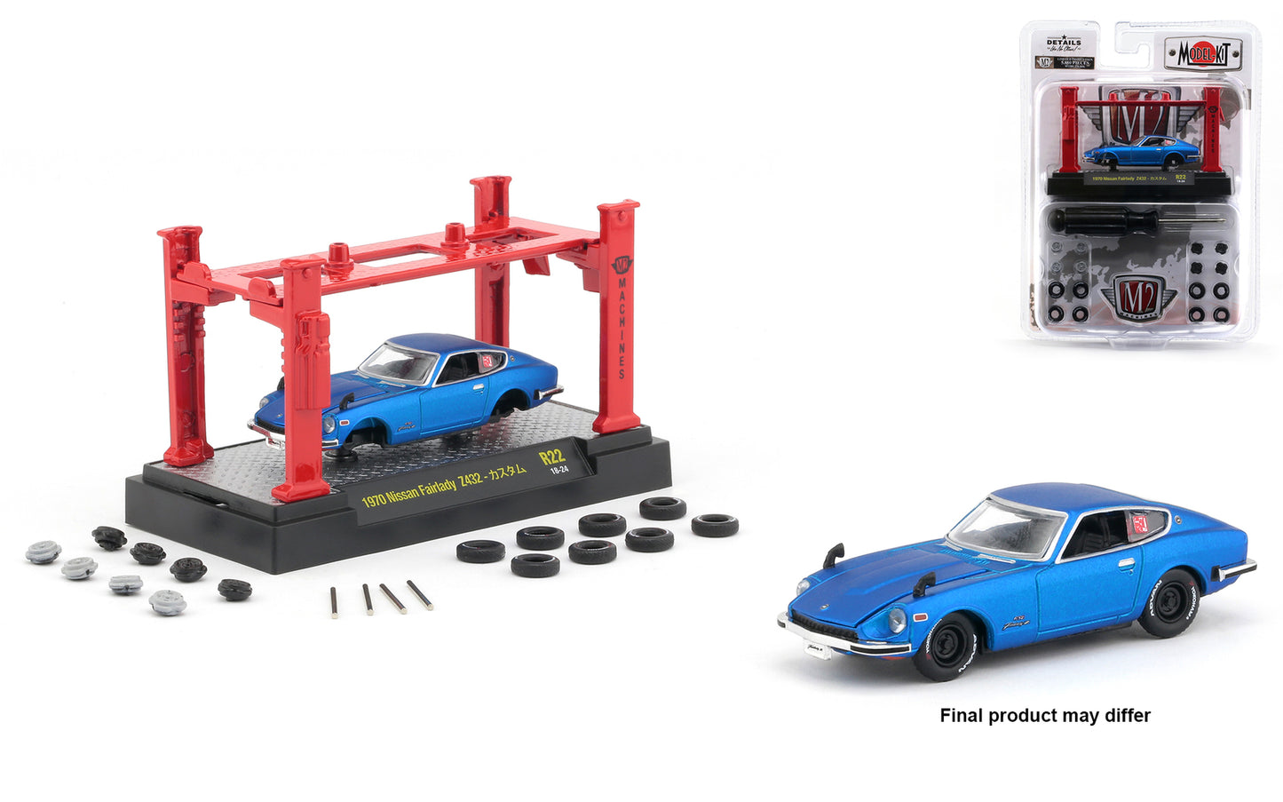 1:64 M2 Model Kits R22 - Set of 4