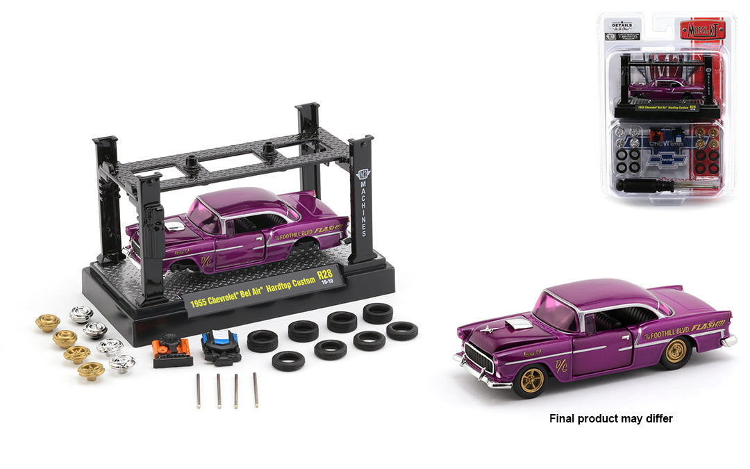 1:64 1955 Chevrolet Bel Air Hardtop Custom Model Kit