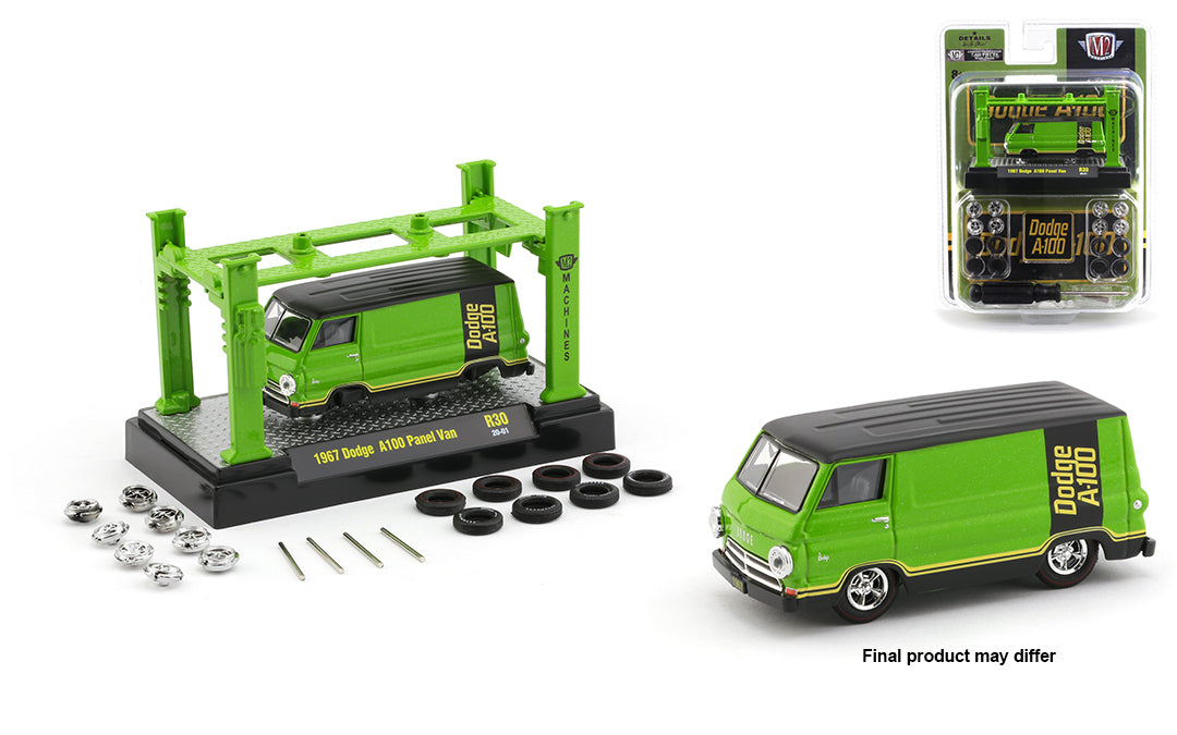 1:64 1967 Dodge A100 Panel Van Model Kit