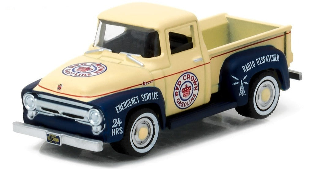 1956 Ford F-100 Red Crown Gasoline Die Cast Model