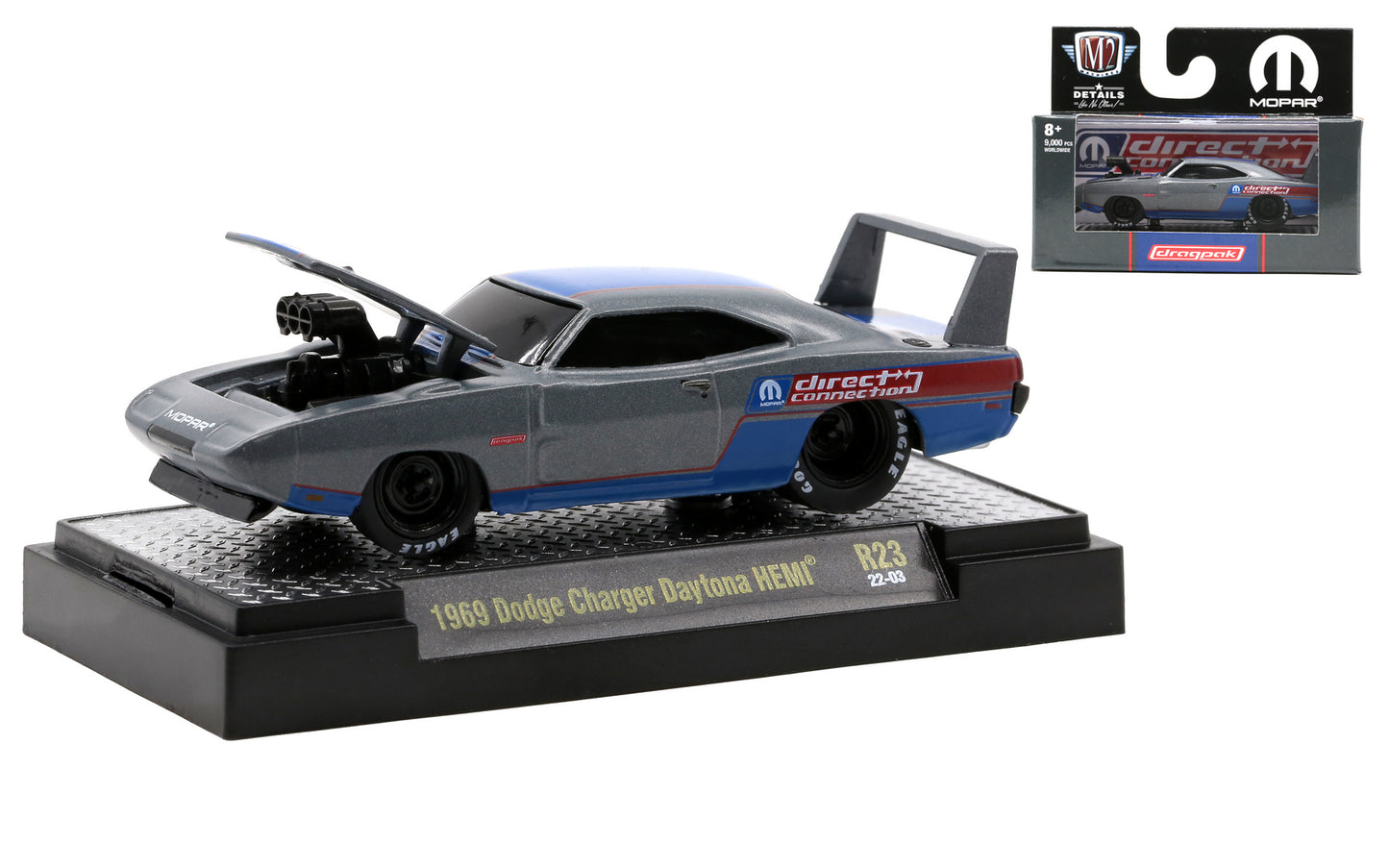 1:64 1969 Dodge Charger Daytona HEMI