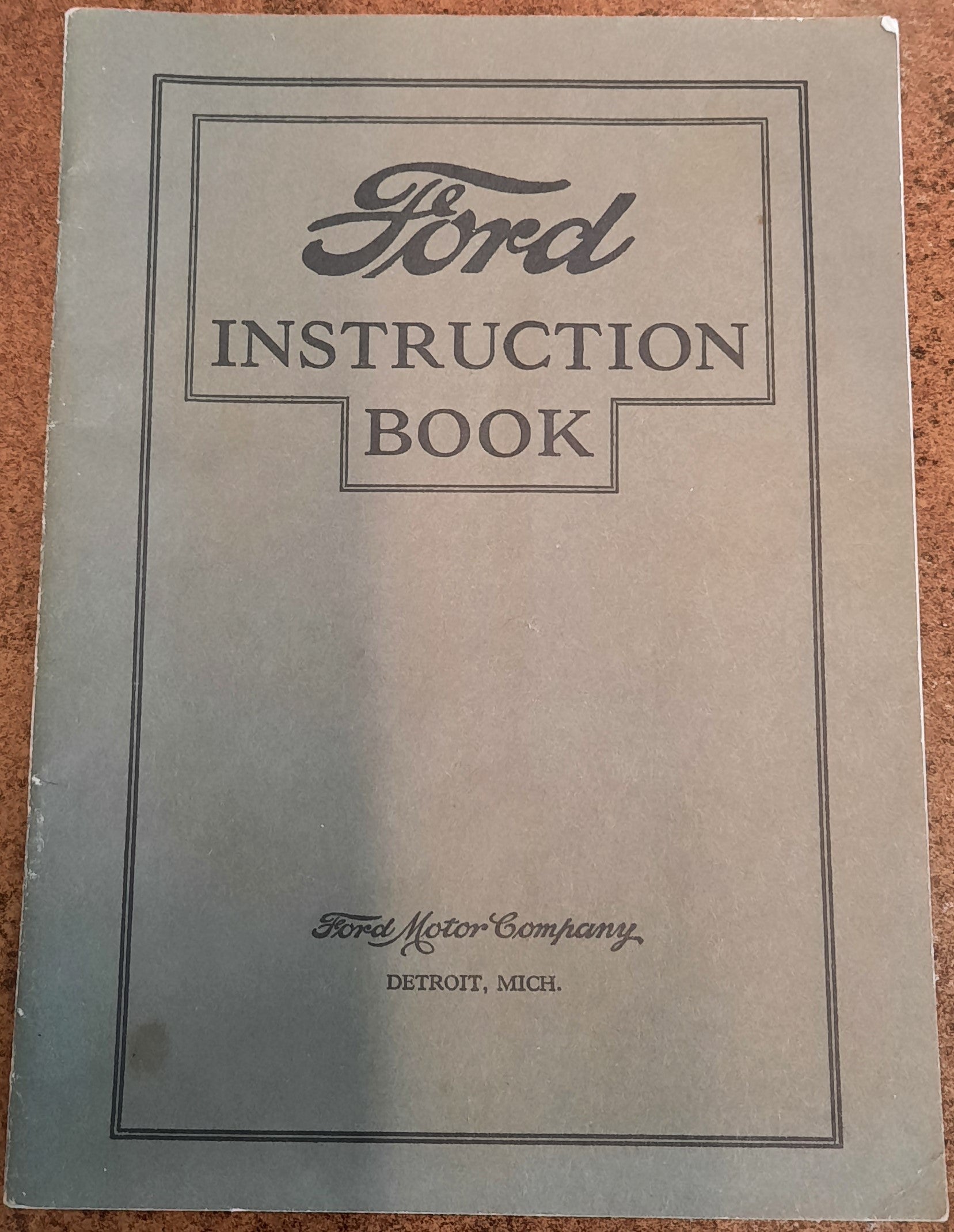 Ford Instruction Book – Ajay's Ford V8 Parts & Memorabilia