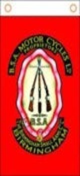 BSA Birmingham Small Arms Co Flag