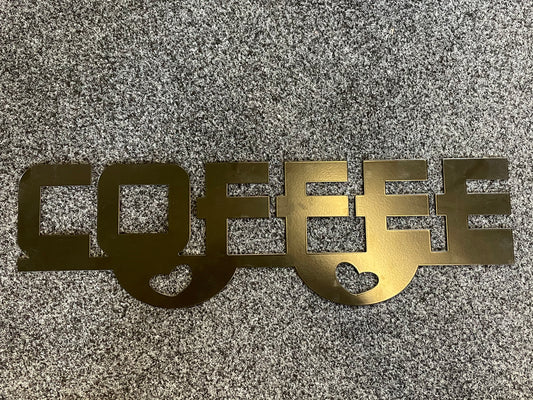 Coffee Laser Cut