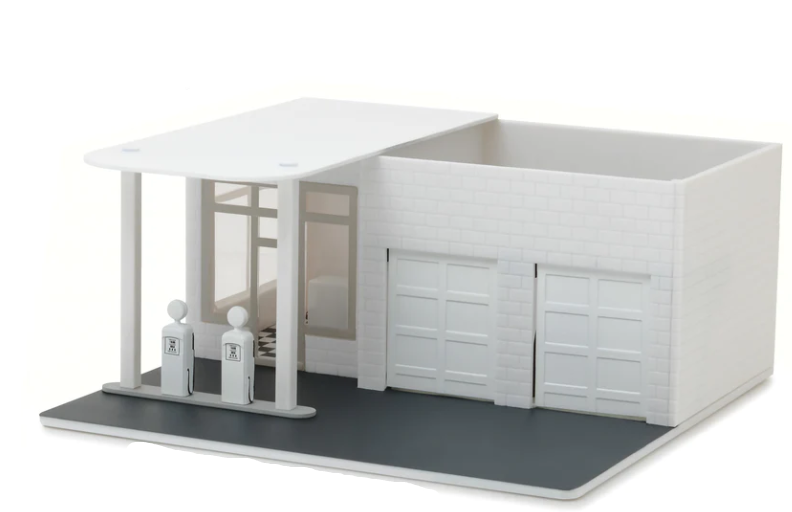1:64 Vintage Gas Station Diorama
