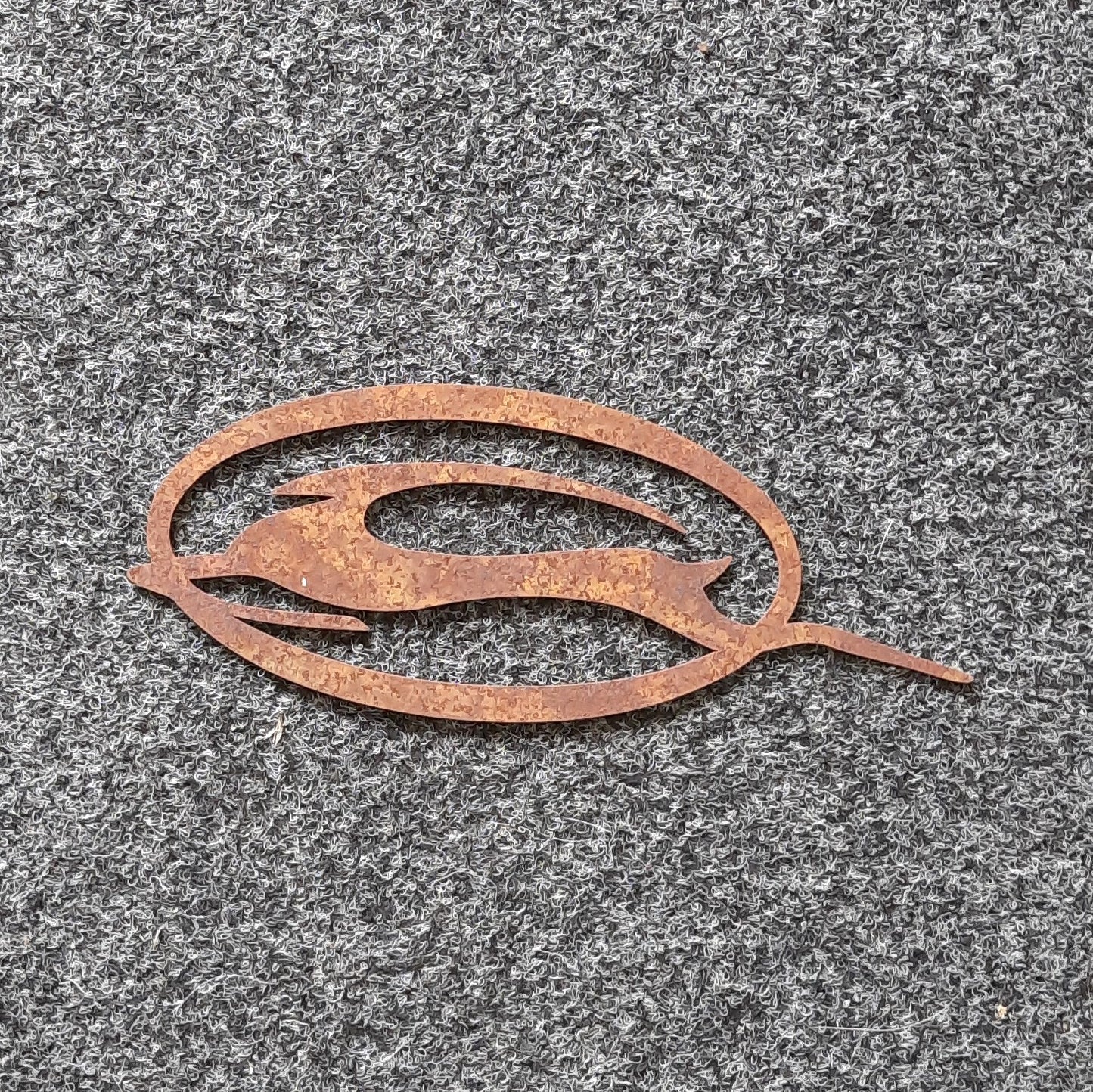 Impala Logo Laser Cut - Rust