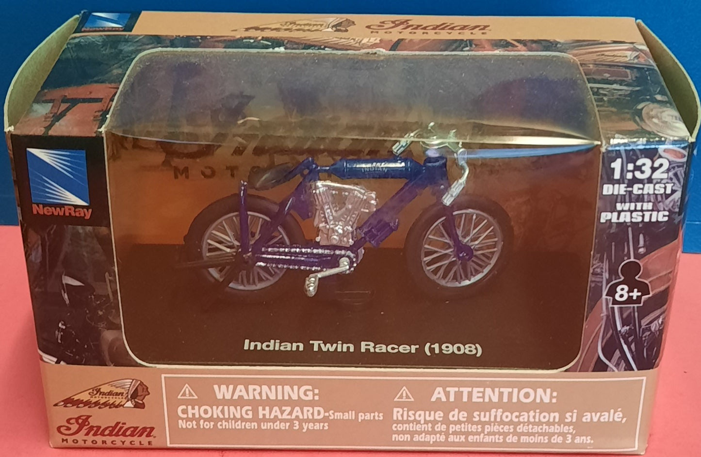 1:32 1908 Indian Twin Racer