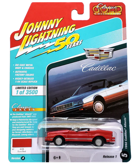 1:64 1992 Cadillac Allante Die Cast Model