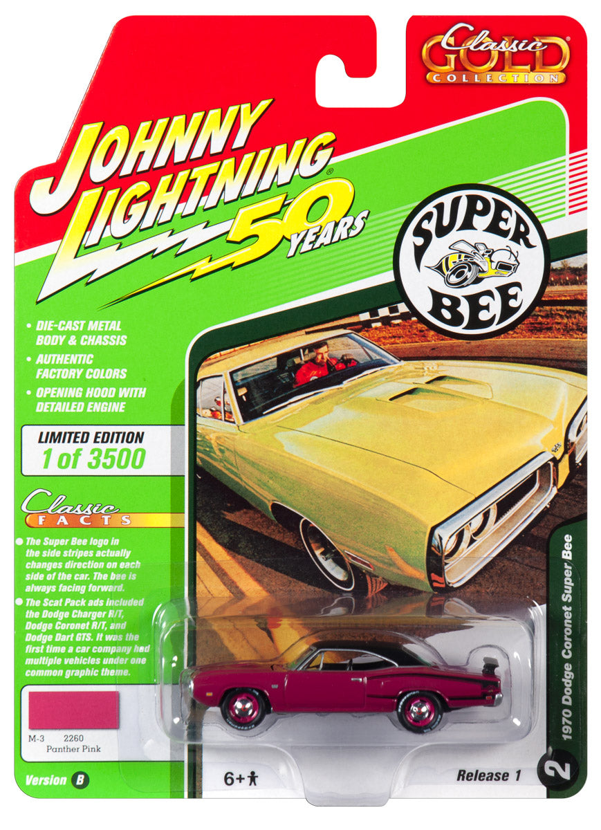 1:64 Johnny Lightning Release 1 Version B Classic Gold - Set of 6
