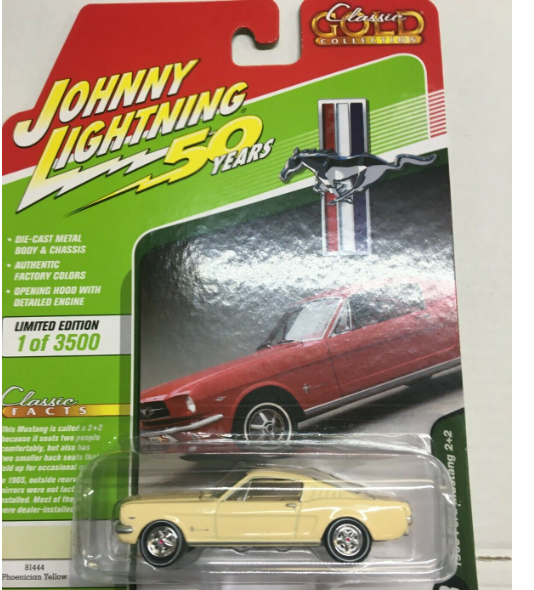 1:64 Johnny Lightning Release 1 Version B Classic Gold - Set of 6