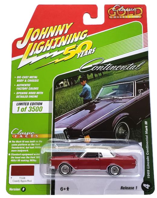 1:64 Johnny Lightning Release 1 Version B Classic Gold - Set of 6