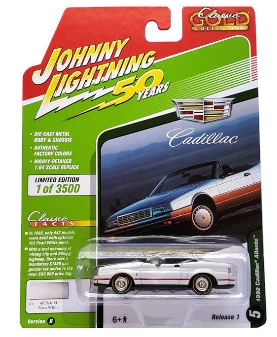 1:64 Johnny Lightning Release 1 Version B Classic Gold - Set of 6