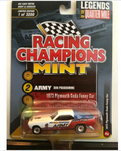 1:64 1973 Plymouth Cuda Funny Car